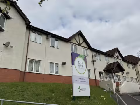 Exterior view of Red Rose Care Home
