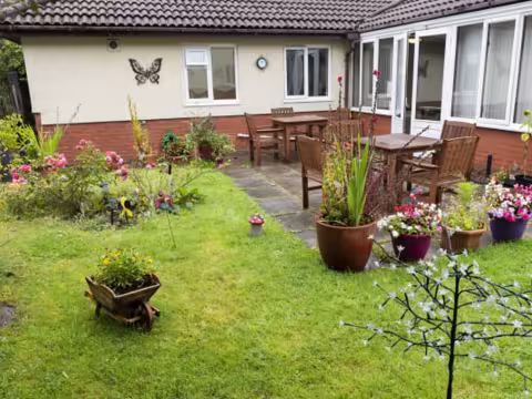 Garden at Red Rose Care Home
