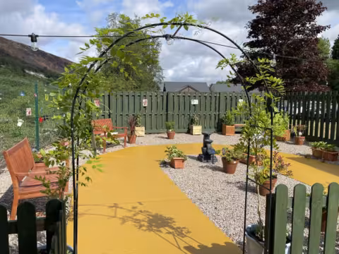 Garden at White Rose Care Centre